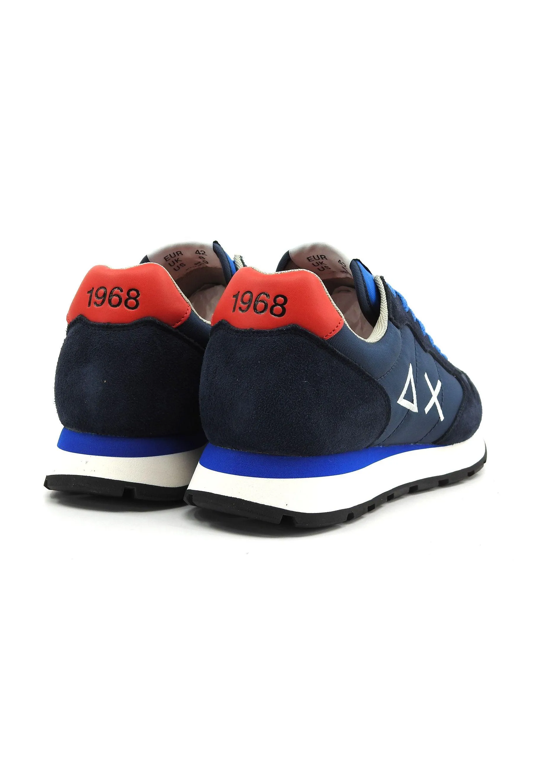 SUN68 Tom Solid Sneaker Uomo Navy Blue Z34101