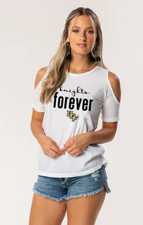 The Rachel Cold Shoulder Knights Forever Tee