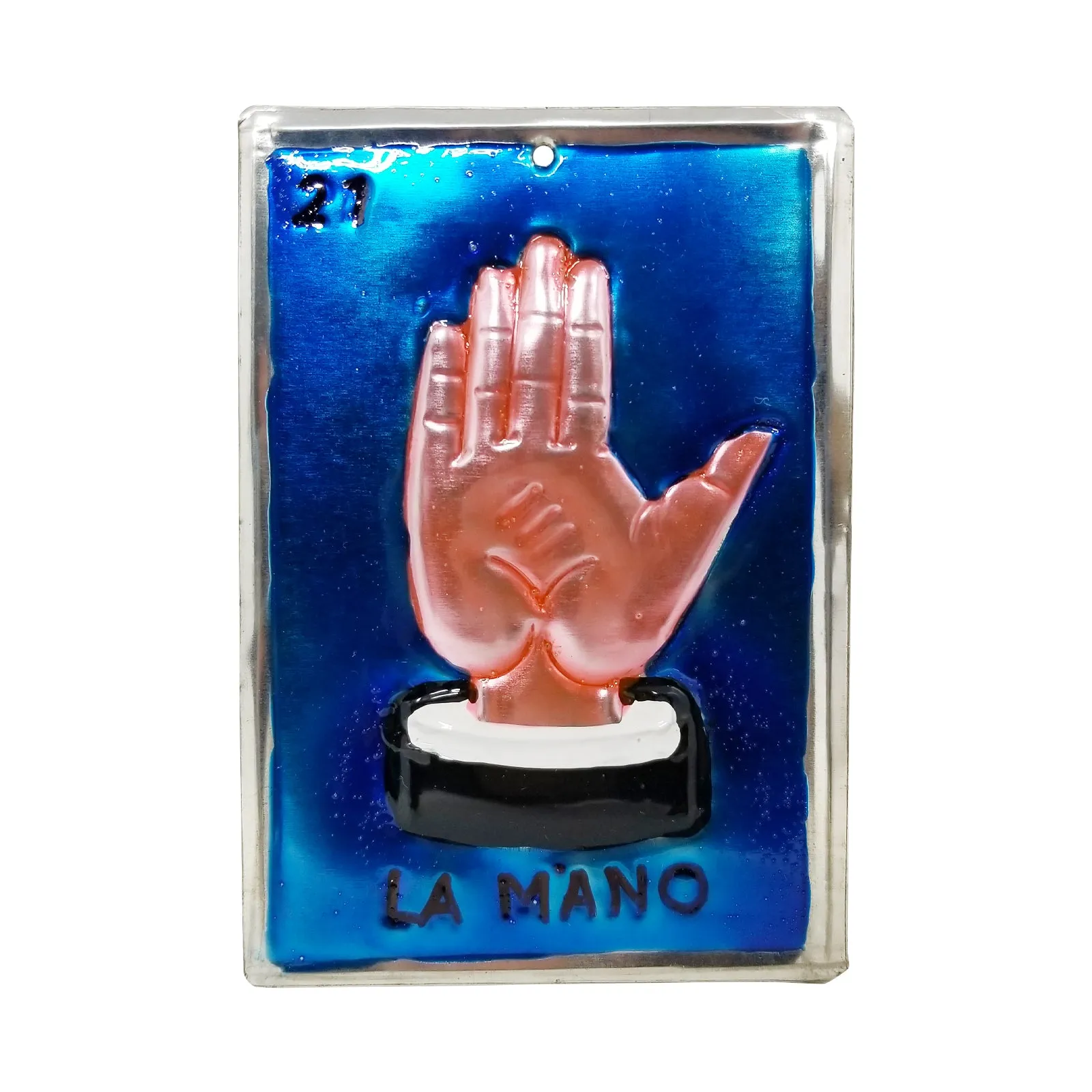 Tin La Mano Ornament