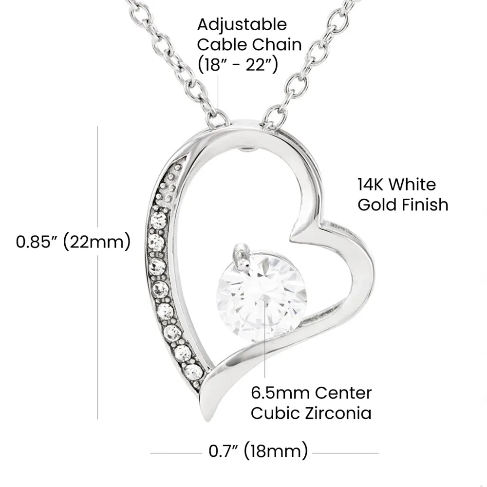 To My Smokin Hot Wife Gift Till Death Do Us Part Forever Love Necklace