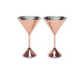 Tom Dixon Plum Martini Glasses, Set of 2