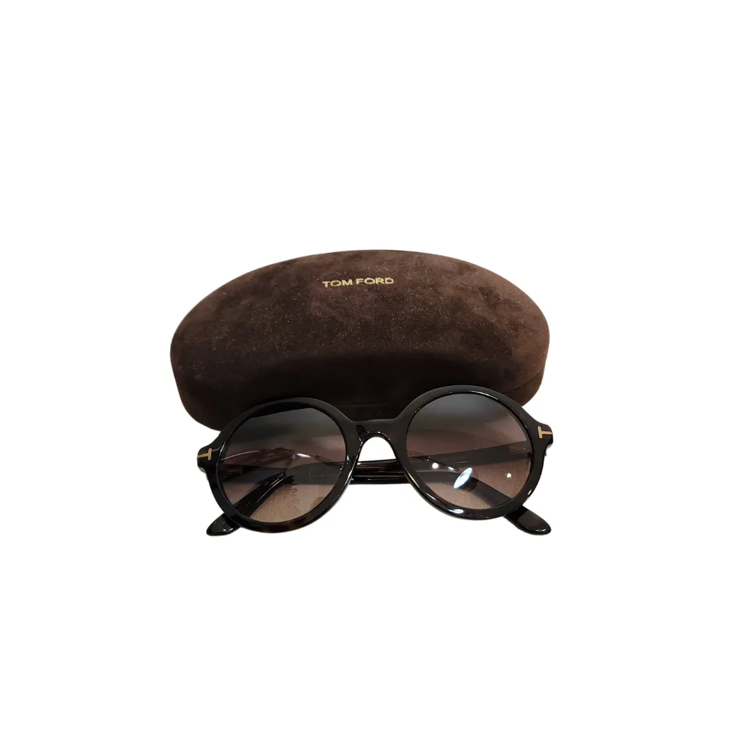 Tom Ford Nicolette TF602 Brown Gradient Round Sunglasses | Gently Used |