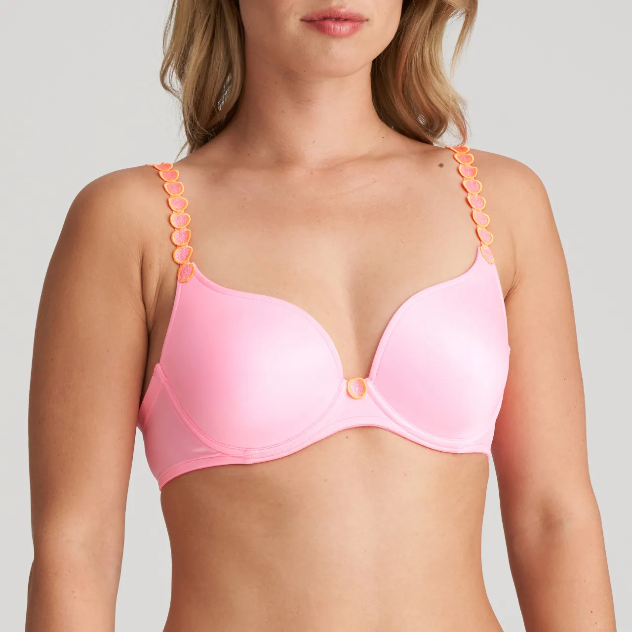 Tom Heart Shape Bra in Happy Pink