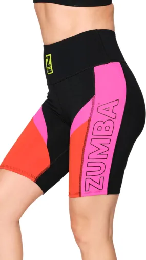 Zumba Forever High Waisted Biker Shorts (Special Order)